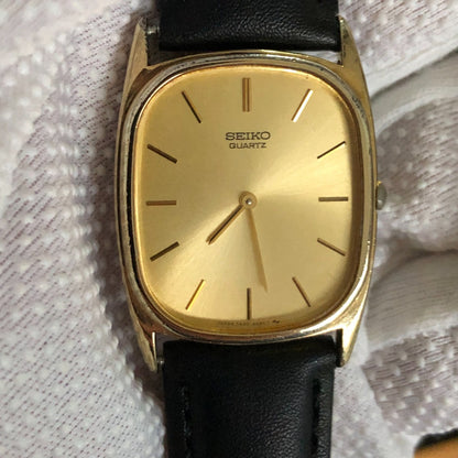 Reloj Seiko Hombre 1983 Dorado Ultraplano Minimalista Único