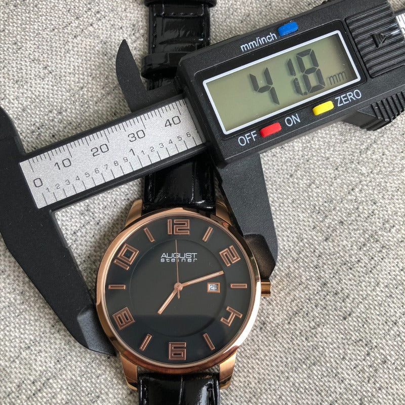 Reloj August Steiner Hombre Año 2015 Caja 42mm Máquina Suiza