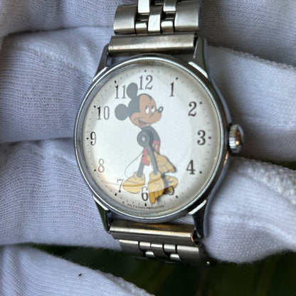 Reloj Timex Unisex Año 1969 Mickey Mecánico Rareza Histórica