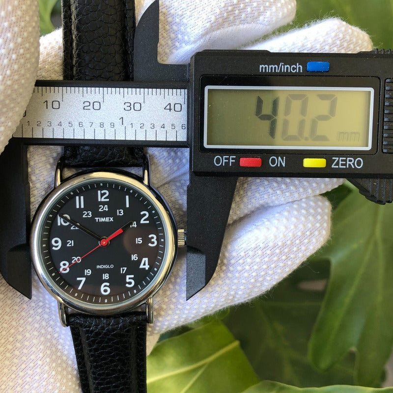 Reloj Timex Hombre 2011 Indiglo 40mm Dial Negro Weekender