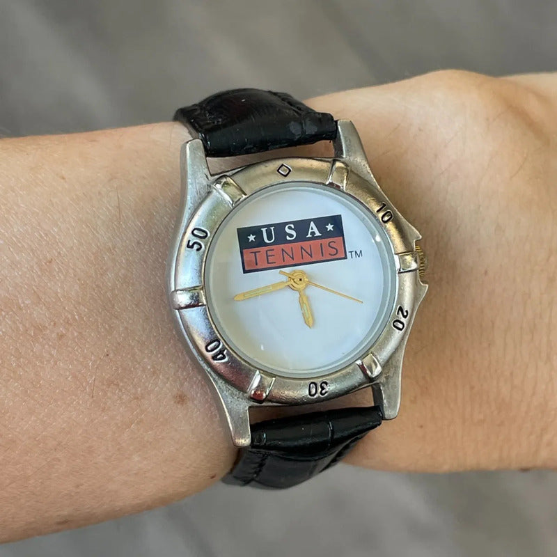 Reloj Usa Tennis Mujer Vintage Años 90s Movimiento Japonés