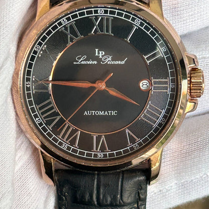 Reloj Lucien Piccard Hombre Automático 2013 Raro Transparente