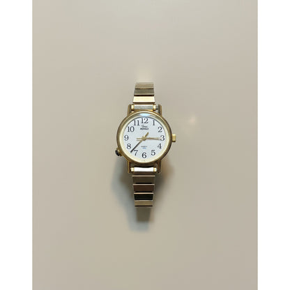 Reloj Timex Mujer Vintage Año 1998 Indiglo A Las 8 Dorado