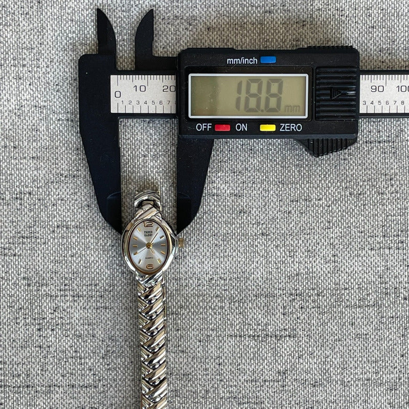 Reloj Faded Glory Mujer Año 1993 Oval Japan Mov Brazalete