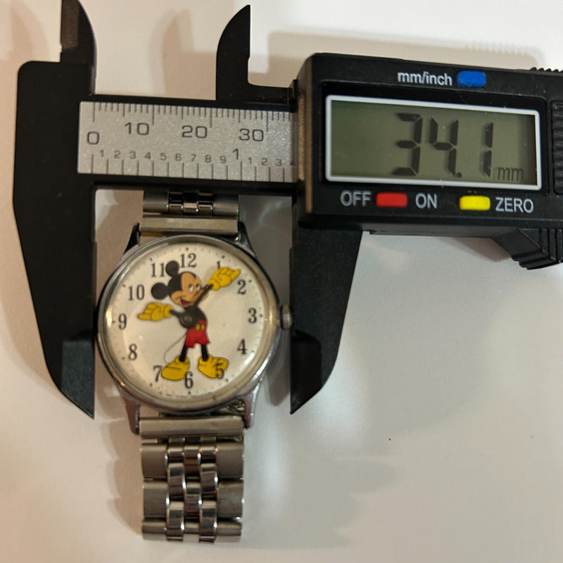 Reloj Timex Unisex Año 1969 Mickey Mecánico Rareza Histórica