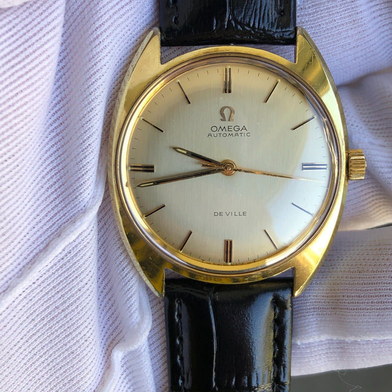 Reloj Omega De Ville Automático Vintage 1968 Cal. 552 Plaqué Oro 20 Micras
