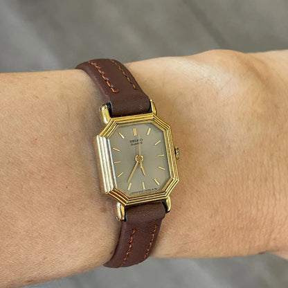 Reloj Seiko Mujer Año 1985 Compacto Vintage Caja Octogonal
