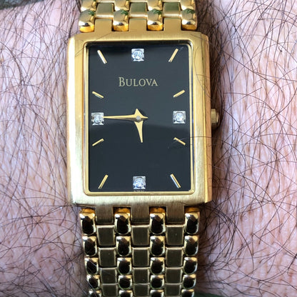 Reloj Bulova Unisex Joya Art Déco Vintage Año 2000 Único