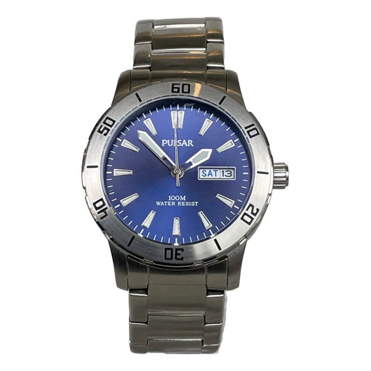 Reloj Pulsar By Seiko VX43 Hombre Año 2016 Azul Acero