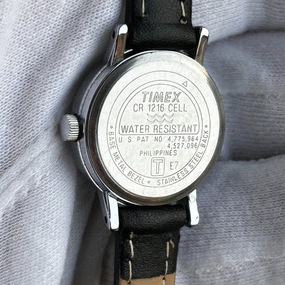 Reloj Timex Mujer Vintage 1997 Indiglo Dial Blanco Impecable