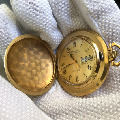 Reloj Bulova Accutron Vintage 1985 Bolsillo Valor Histórico Dualday