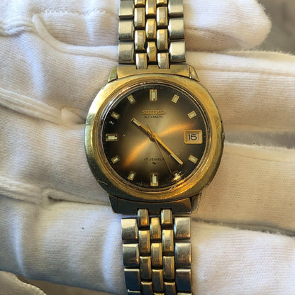 Reloj Seiko Hombre Año 1976 Ahumado 17 Jewels Automático