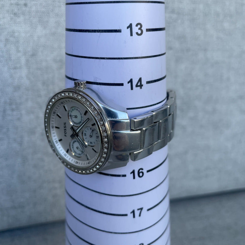 Reloj Fossil Mujer Año 2011 Aluminio Multifunción Cristales