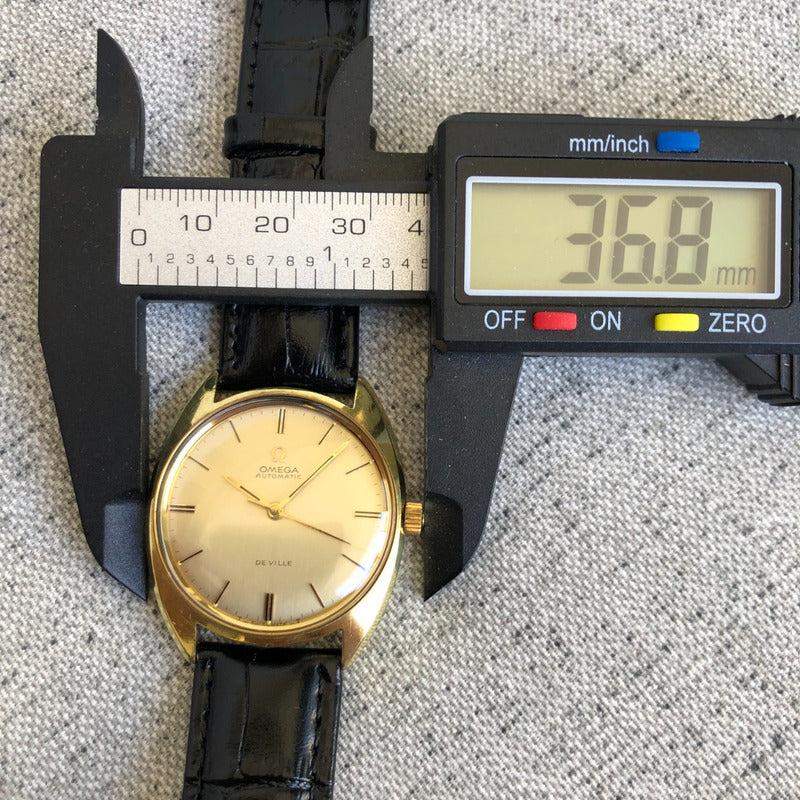 Reloj Omega De Ville Automático Vintage 1968 Cal. 552 Plaqué Oro 20 Micras