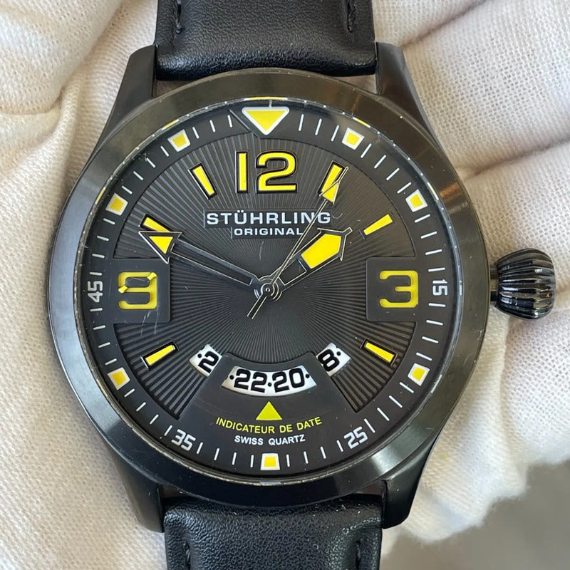 Reloj Stührling Hombre Cuarzo Años 2010s Xl 50mm Técnico