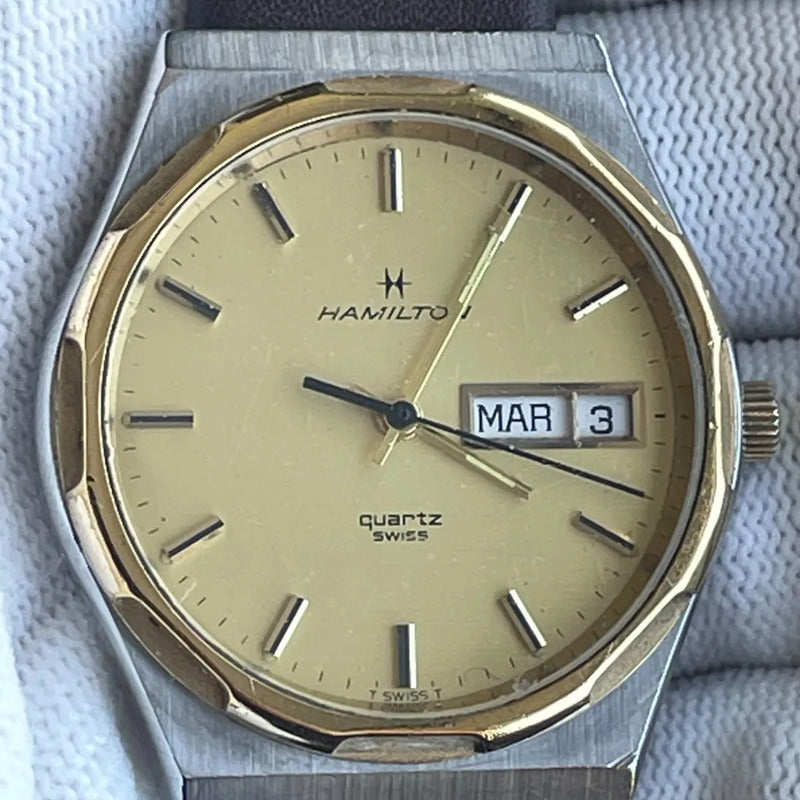 Reloj Hamilton Day-date Hombre Vintage 1979 Swiss Dorado