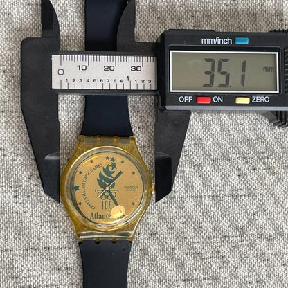 Reloj Swatch Atlanta Hombre 1994 Gz136 Olímpico100años Suizo
