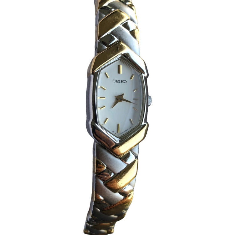 Reloj Seiko Mujer 1992 Cuarzo Japonés Brazalete Integrado
