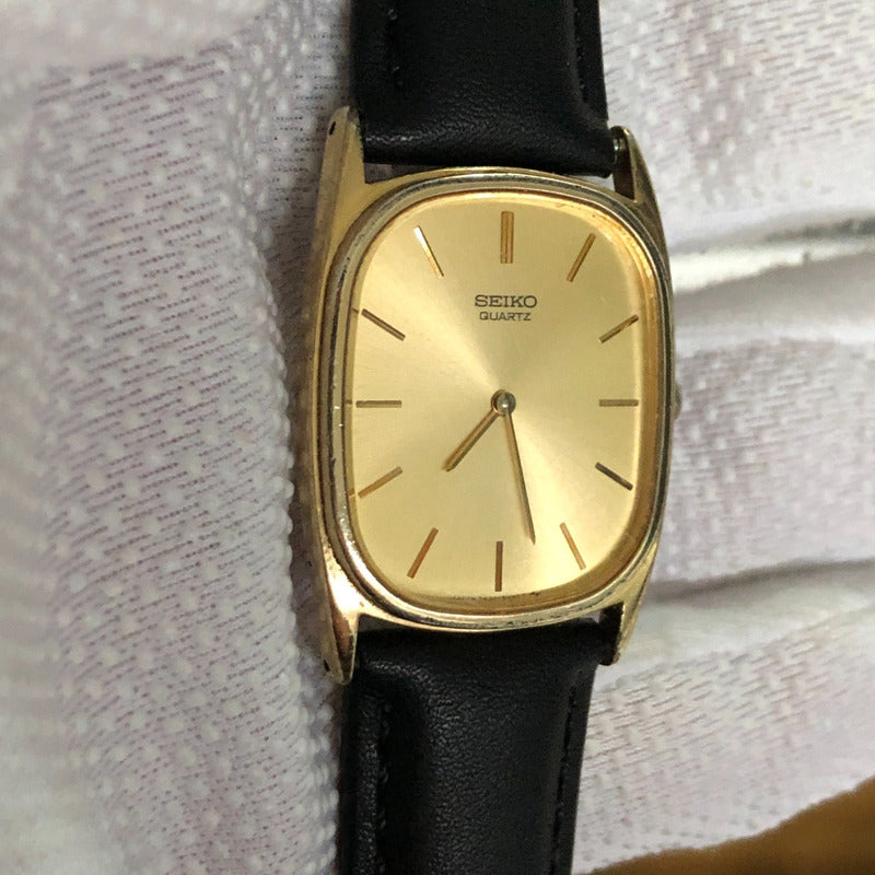 Reloj Seiko Hombre 1983 Dorado Ultraplano Minimalista Único
