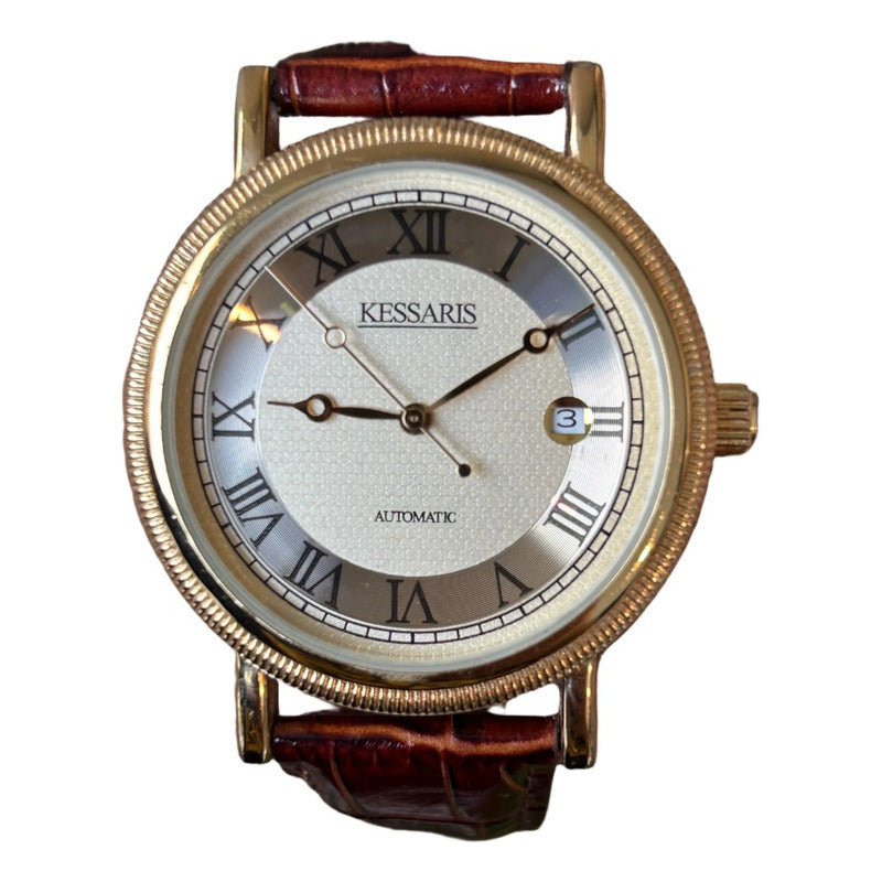 Reloj Kessaris Hombre Año 2001 Automático Boutique Griega Nuevo