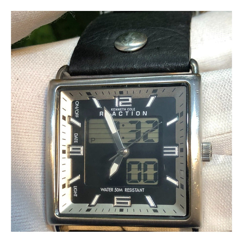 Kenneth Cole Reaction Análogo Y Digital Muy Raro Años 2.000