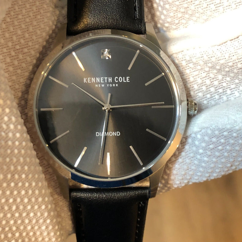 Reloj Kenneth Cole Hombre Año 2015 Diamond Negro