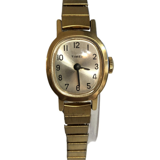 Reloj Timex Mujer Vintage Años 70s Dorado Pulsera Expansible