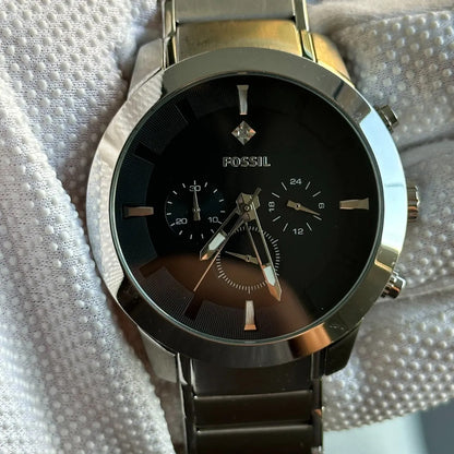 Reloj Fossil Flynn FS4530 Nuevo Hombre Diamond Año 2013 Descontinuado 48mm