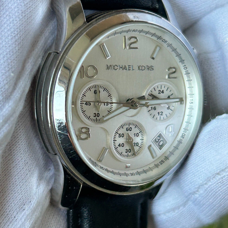 Reloj Michael Kors Hombre Año 2011 Cronógrafo Acero Escaso