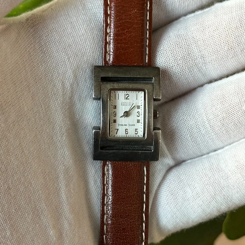 Reloj De Plata 925 Ecclissi Mujer Años 2000´s Minimalist