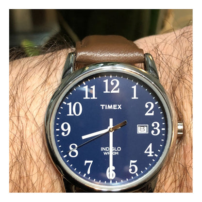 Reloj Timex Cara Azul Marino Hombre Año 2015 Neovintage 40mm