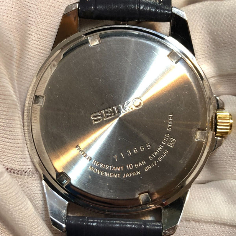 Reloj Seiko Caja Xl 44mm Hombre Año 2007 Imponente Único.