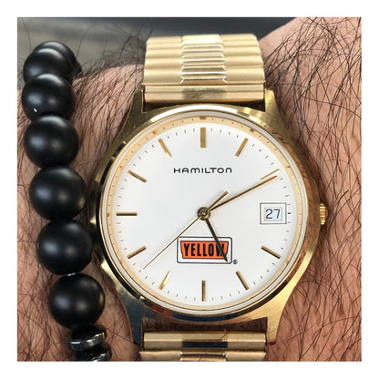 Reloj Hamilton 9812 Vintage Logo Yellow Hombre