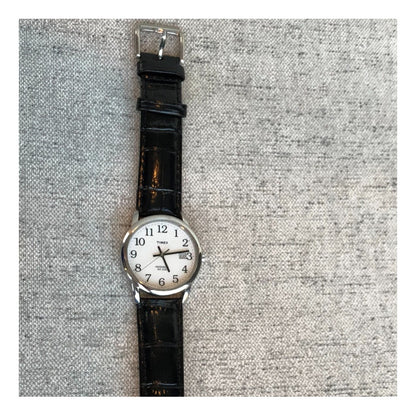 Reloj Timex Vintage Indiglo Hombre Luz En La Esfera