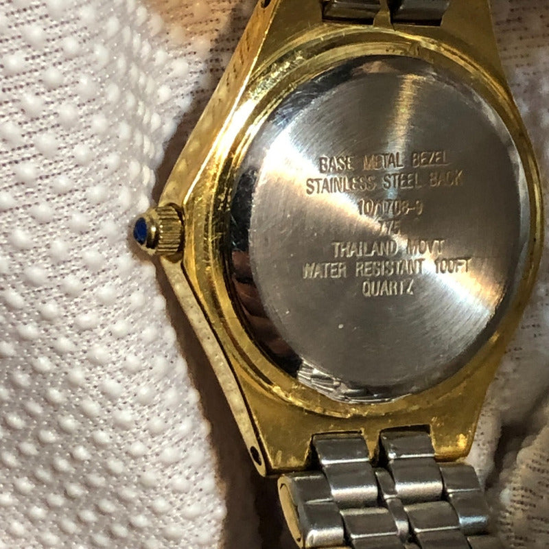 Reloj Anne Klein Ii Mujer Dial Blanco Two Tone 2001 Leer