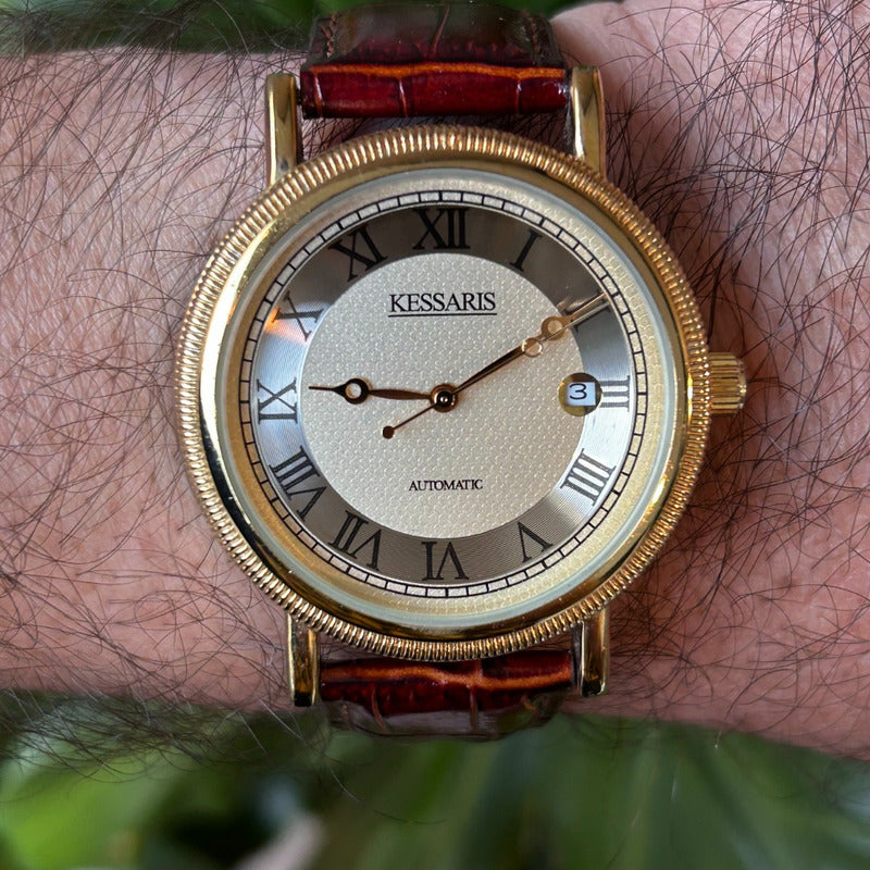 Reloj Kessaris Hombre Año 2001 Automático Boutique Griega Nuevo