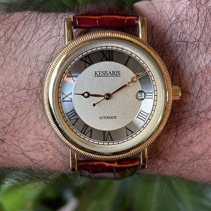 Reloj Kessaris Hombre Año 2001 Automático Boutique Griega Nuevo