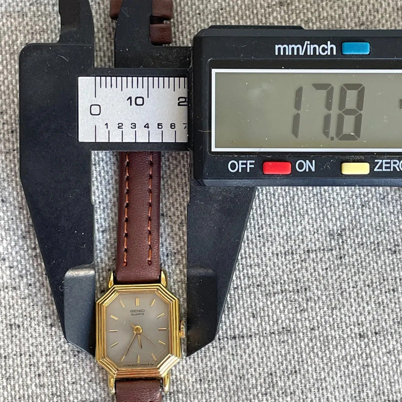 Reloj Seiko Mujer Año 1985 Compacto Vintage Caja Octogonal
