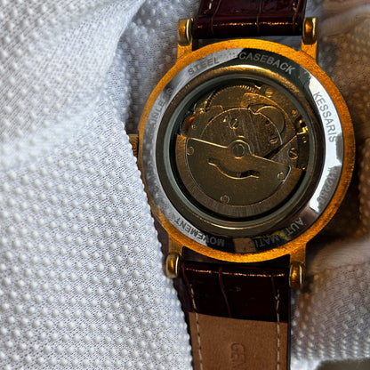 Reloj Kessaris Hombre Año 2001 Automático Boutique Griega Nuevo