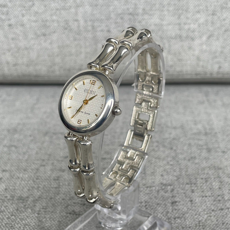 Reloj De Plata 925 Ecclissi Mujer Año 2002 Bamboo Link