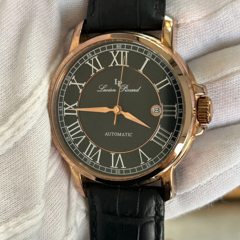 Reloj Lucien Piccard Hombre Automático 2013 Raro Transparente