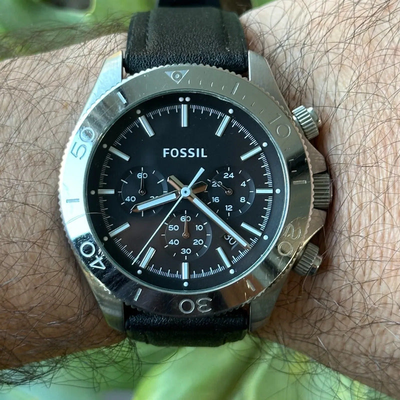 Reloj Fossil Retro Traveler Hombre 2015 Cronógrafo Diver Deportivo
