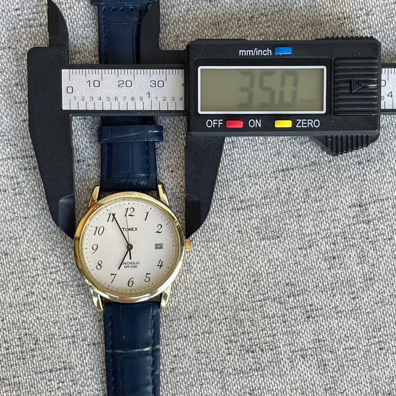 Timex Easy Reader Classics Hombre 2000s Indiglo Estilo Ejecutivo