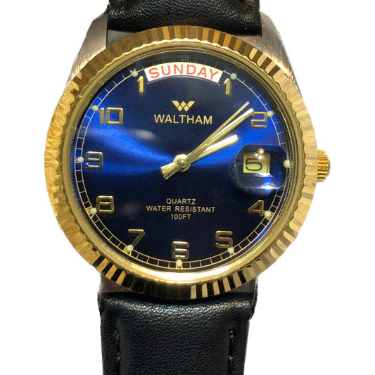 Reloj Waltham Vintage 1998 Day-date Azul President Style