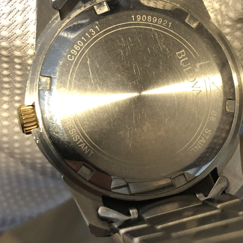 Reloj Bulova Hombre Año 1999 Bicolor Sunburst Classic