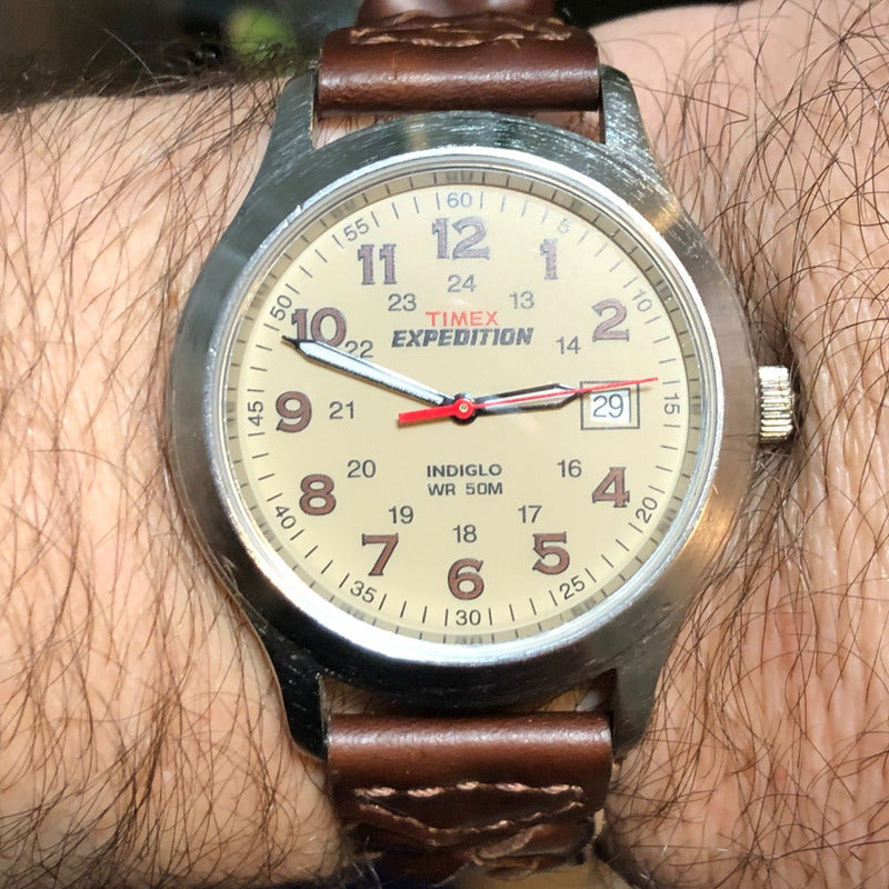 Reloj Timex Neovintage Expedition Años 2.000 Pulsera Trenzada