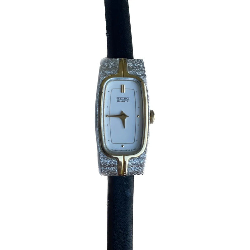 Reloj Seiko Mujer Vintage 1982 Rectangular Ultradelgado