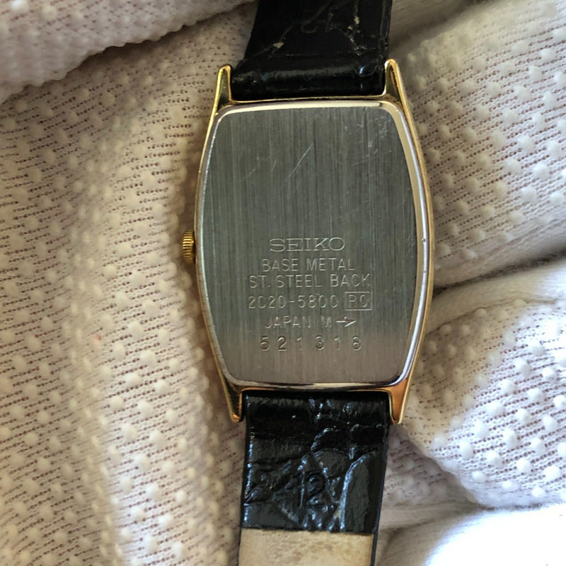 Reloj Seiko Mujer Vintage 1985 Ultrafino Art Deco Roman Dial