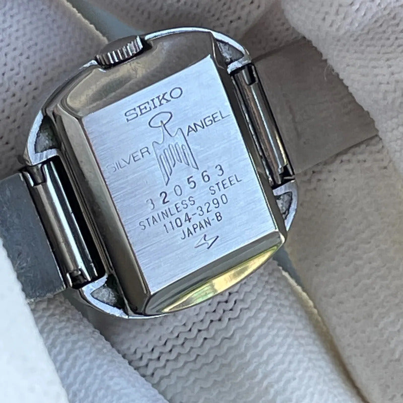 Seiko Silver Angel Mujer Vintage 1973 Raro A Cuerda Mecánico