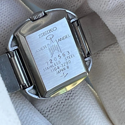 Seiko Silver Angel Mujer Vintage 1973 Raro A Cuerda Mecánico